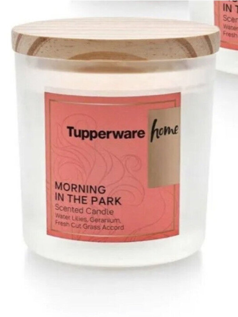 "Morning in the Park" Tupperware Home Aromatics Candle New in Box